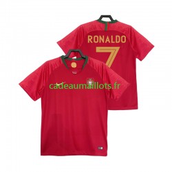 Portugal Maillot avec flocage Cristiano Ronaldo 7 Rétro Domicile 2018 ,Homme MC Portugal Maillot avec flocage Cristiano Ronaldo 7 Rétro Domicile 2018 ,Homme MC