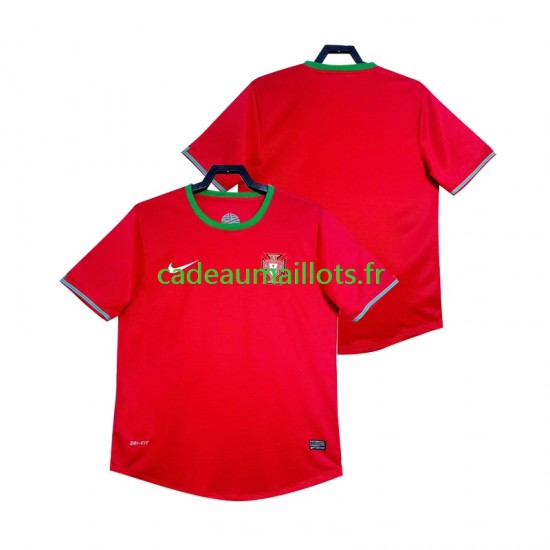 Portugal Maillot avec flocage Rétro Domicile 2012 ,Homme MC