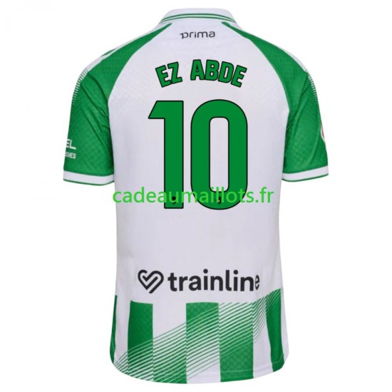 Real Betis Maillot avec flocage Abde Ezzalzouli 10 Domicile 2026-2027 ,Homme MC