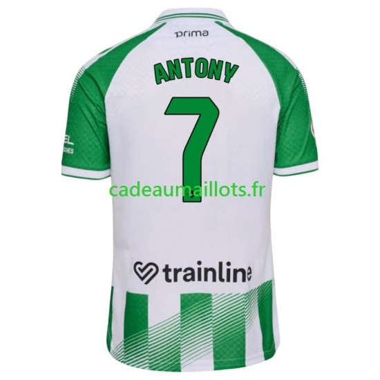 Real Betis Maillot avec flocage Antony 7 Domicile 2026-2027 ,Homme MC