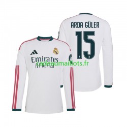 Real Madrid Maillot avec flocage Arda Guler 15 Domicile 2026-2027 ,Homme ML