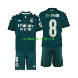 Real Madrid Maillot avec flocage Federico Valverde 8 Extérieur 2026-2027 ,Tenue Enfant MC