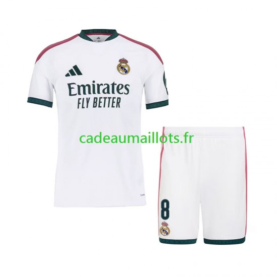Real Madrid Maillot avec flocage Federico Valverde 8 Domicile 2026-2027 ,Tenue Enfant MC