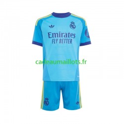Real Madrid Maillot avec flocage Gardien Extérieur 2026-2027 ,Tenue Enfant MC