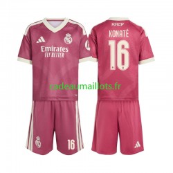 Real Madrid Maillot avec flocage Ibrahima Konate 16 3ème 2026-2027 ,Tenue Enfant MC Real Madrid Maillot avec flocage Ibrahima Konate 16 3ème 2026-2027 ,Tenue Enfant MC