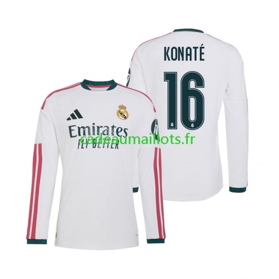 Real Madrid Maillot avec flocage Ibrahima Konate 16 Domicile 2026-2027 ,Homme ML Real Madrid Maillot avec flocage Ibrahima Konate 16 Domicile 2026-2027 ,Homme ML