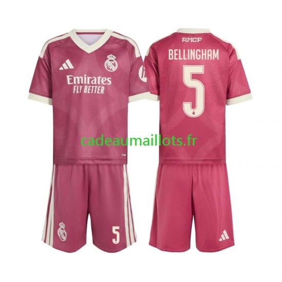 Real Madrid Maillot avec flocage Jude Bellingham 5 3ème 2026-2027 ,Tenue Enfant MC