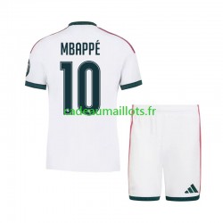 Real Madrid Maillot avec flocage Mbappé Kylian 10 Domicile 2026-2027 ,Tenue Enfant MC