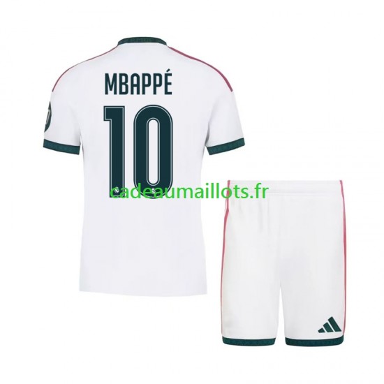 Real Madrid Maillot avec flocage Mbappé Kylian 10 Domicile 2026-2027 ,Tenue Enfant MC