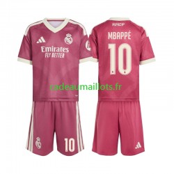 Real Madrid Maillot avec flocage Mbappé Kylian 10 3ème 2026-2027 ,Tenue Enfant MC