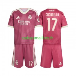 Real Madrid Maillot avec flocage Marc Cucurella 17 3ème 2026-2027 ,Tenue Enfant MC