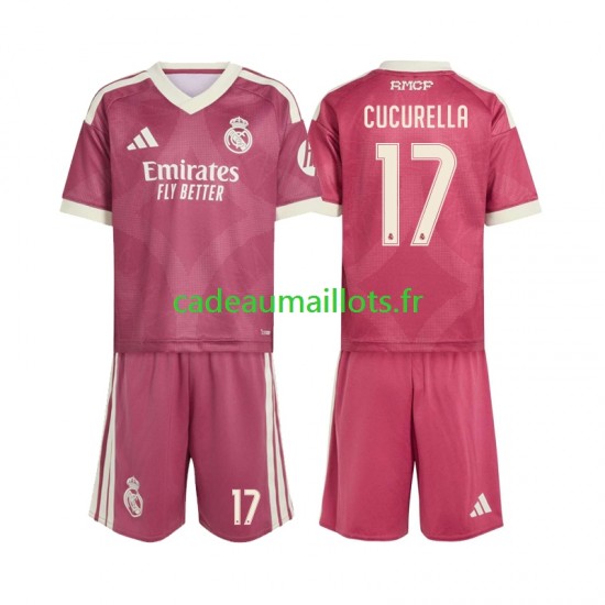 Real Madrid Maillot avec flocage Marc Cucurella 17 3ème 2026-2027 ,Tenue Enfant MC