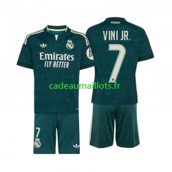 Real Madrid Maillot avec flocage Vinicius Junior 7 Extérieur 2026-2027 ,Tenue Enfant MC