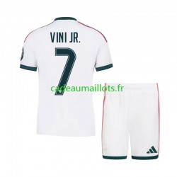 Real Madrid Maillot avec flocage Vinicius Junior 7 Domicile 2026-2027 ,Tenue Enfant MC