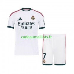 Real Madrid Maillot avec flocage Vinicius Junior 7 Domicile 2026-2027 ,Tenue Enfant MC