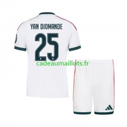 Real Madrid Maillot avec flocage Yan Diomande 25 Domicile 2026-2027 ,Tenue Enfant MC