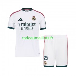 Real Madrid Maillot avec flocage Yan Diomande 25 Domicile 2026-2027 ,Tenue Enfant MC