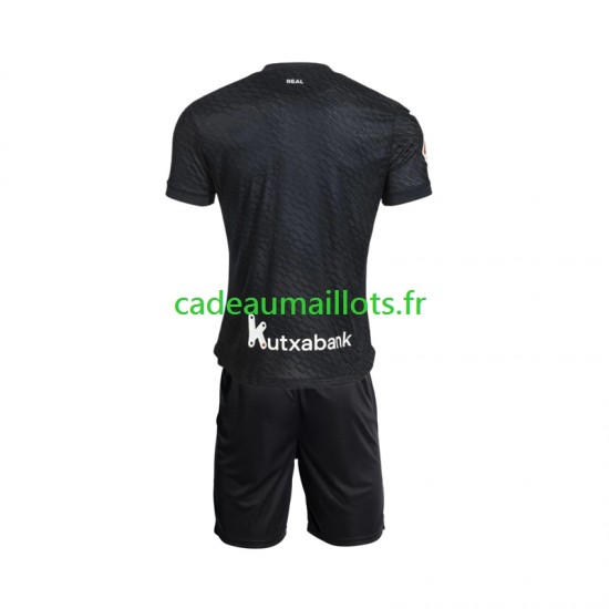 Real Sociedad Maillot avec flocage Extérieur 2026-2027 ,Tenue Enfant MC