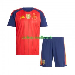 Espagne Maillot avec flocage 2-star Domicile 2026-2027 ,Tenue Enfant MC