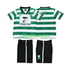 Sporting CP Maillot avec flocage Rétro Domicile 2002 2022 ,Tenue Enfant MC