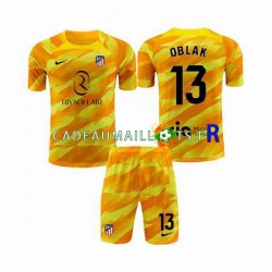 Atlético Madrid Maillot avec flocage Orange Jan Oblak 13 Gardien 2023-2024 ,Tenue Enfant MC