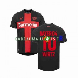 Bayer 04 Leverkusen Maillot avec flocage Florian Wirtz 10 Domicile 2023-2024 ,Homme MC