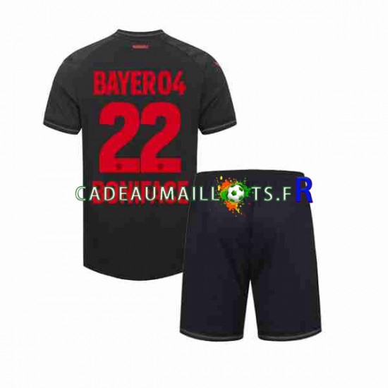 Bayer 04 Leverkusen Maillot avec flocage Victor Boniface 22 Domicile 2023-2024 ,Tenue Enfant MC