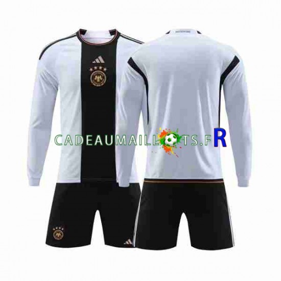 Allemagne Maillot avec flocage Domicile Coupe du Monde 2022 ,Tenue Enfant ML