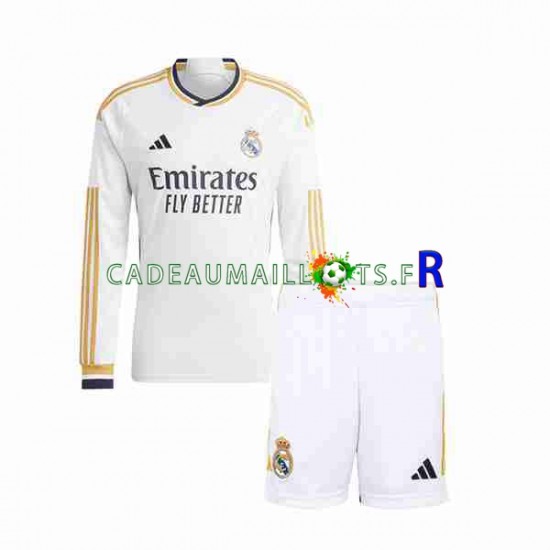 Real Madrid Maillot avec flocage Domicile 2023-2024 ,Tenue Enfant ML