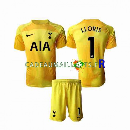 Tottenham Hotspur Maillot avec flocage Hugo Lloris 1 Gardien Domicile 2022-2023 ,Tenue Enfant MC