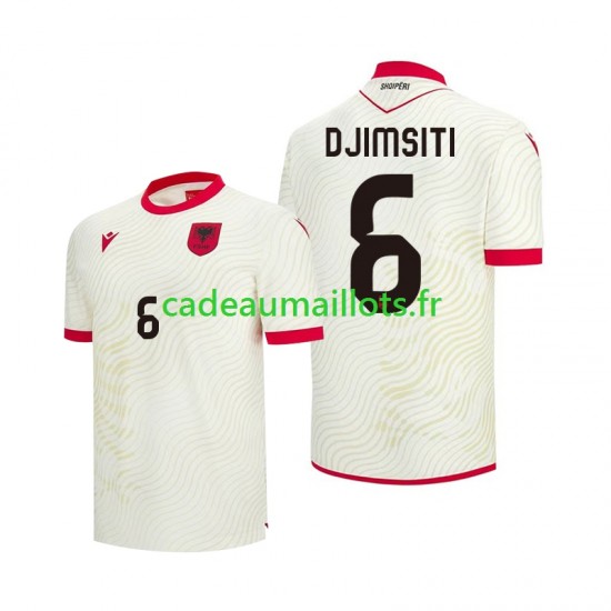 Albanie Maillot avec flocage Berat Djimsiti 6 Extérieur Coupe du Monde 2026 ,Homme MC