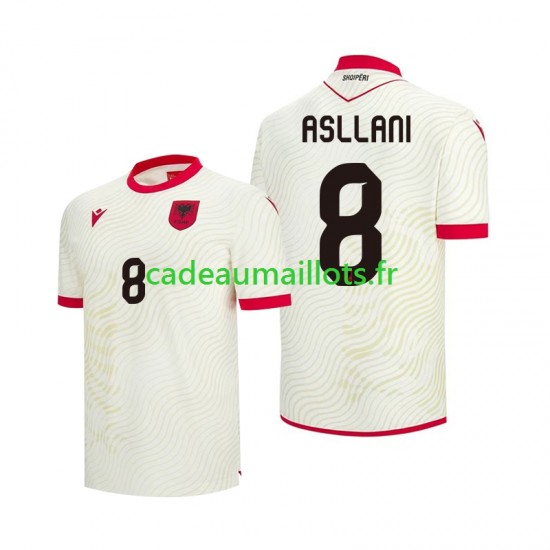 Albanie Maillot avec flocage Kristjan Asllani 8 Extérieur Coupe du Monde 2026 ,Homme MC