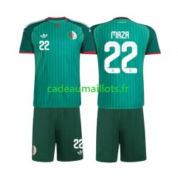 Algérie Maillot avec flocage Ibrahim Maza 22 Extérieur 2026 ,Tenue Enfant MC