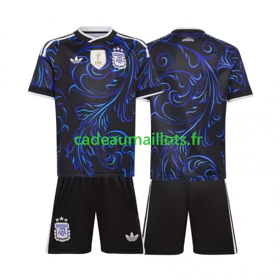 Argentine Maillot avec flocage Extérieur Coupe du Monde 2026 ,Tenue Enfant MC
