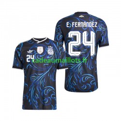 Argentine Maillot avec flocage Enzo Fernandez 24 Extérieur Coupe du Monde 2026 ,Homme MC