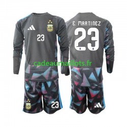 Argentine Maillot avec flocage Emiliano Martinez 23 Gardien Domicile Coupe du Monde 2026 ,Tenue Enfant ML