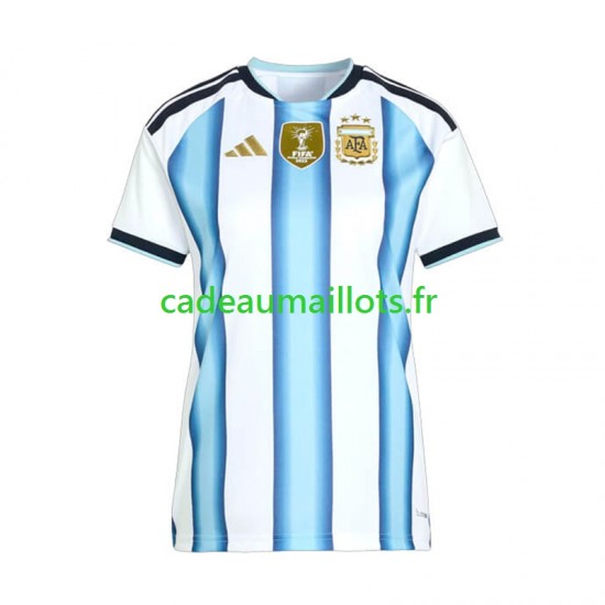 Argentine Maillot avec flocage Domicile Coupe du Monde 2026 ,Femme MC