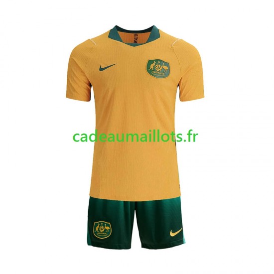 Australie Maillot avec flocage Domicile Coupe du Monde 2026 ,Tenue Enfant MC