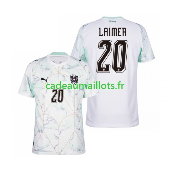 Autriche Maillot avec flocage Konrad Laimer 20 Extérieur Coupe du Monde 2026 ,Homme MC
