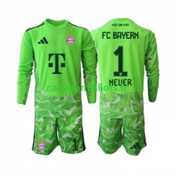 Bayern Munich Maillot avec flocage Manuel Neuer 1 Gardien Domicile 2026-2027 ,Tenue Enfant ML