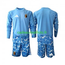 Belgique Maillot avec flocage Gardien Domicile Coupe du Monde 2026 ,Tenue Enfant ML