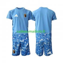 Belgique Maillot avec flocage Gardien Domicile Coupe du Monde 2026 ,Tenue Enfant MC