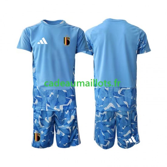Belgique Maillot avec flocage Gardien Domicile Coupe du Monde 2026 ,Tenue Enfant MC