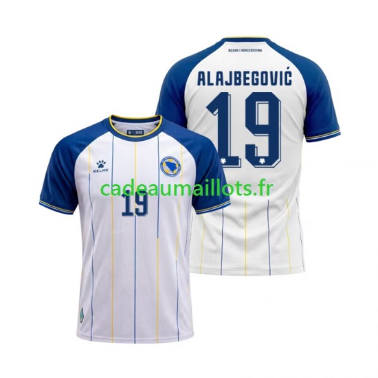 Bosnie Herzégovine Maillot avec flocage Kerim Alajbegovic 19 Extérieur Coupe du Monde 2026 ,Homme MC
