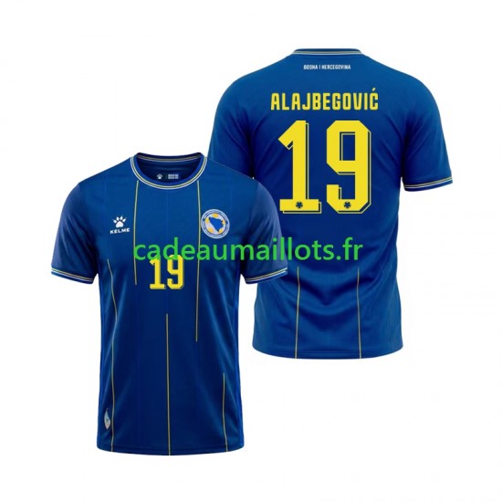 Bosnie Herzégovine Maillot avec flocage Kerim Alajbegovic 19 Domicile Coupe du Monde 2026 ,Homme MC