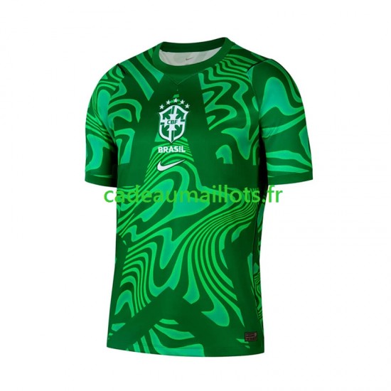 Brésil Maillot avec flocage Gardien Extérieur Coupe du Monde 2026 ,Homme MC