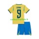 Brésil Maillot avec flocage Matheus Cunha 9 Chidlren Extérieur Coupe du Monde 2026 MC