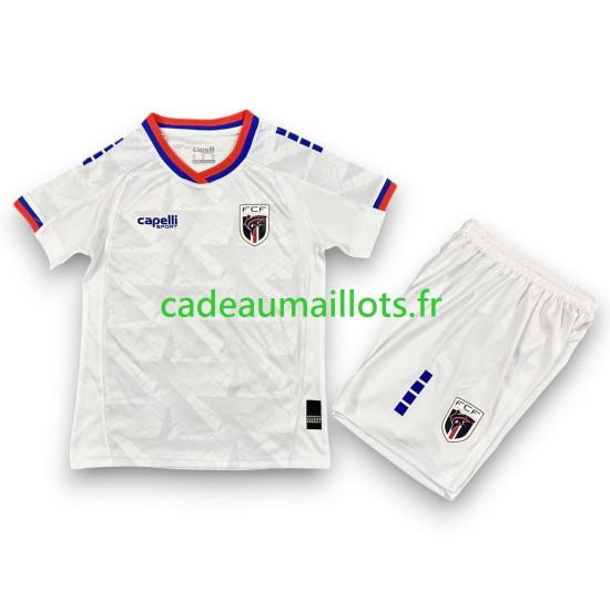 Maillot avec flocage Cape Verde Extérieur Coupe du Monde 2026 ,Tenue Enfant MC