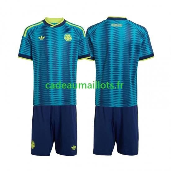Colombie Maillot avec flocage Extérieur Coupe du Monde 2026 ,Tenue Enfant MC