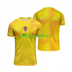 Croatie Maillot avec flocage Gardien Domicile Coupe du Monde 2026 ,Homme MC